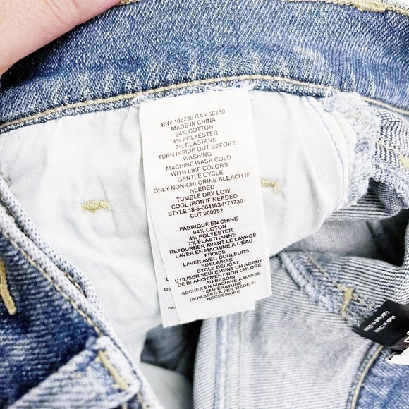 Current Elliott Bootcut Denim Vintage Wash Denim Jeans SZ25 - Picture 8 of 9